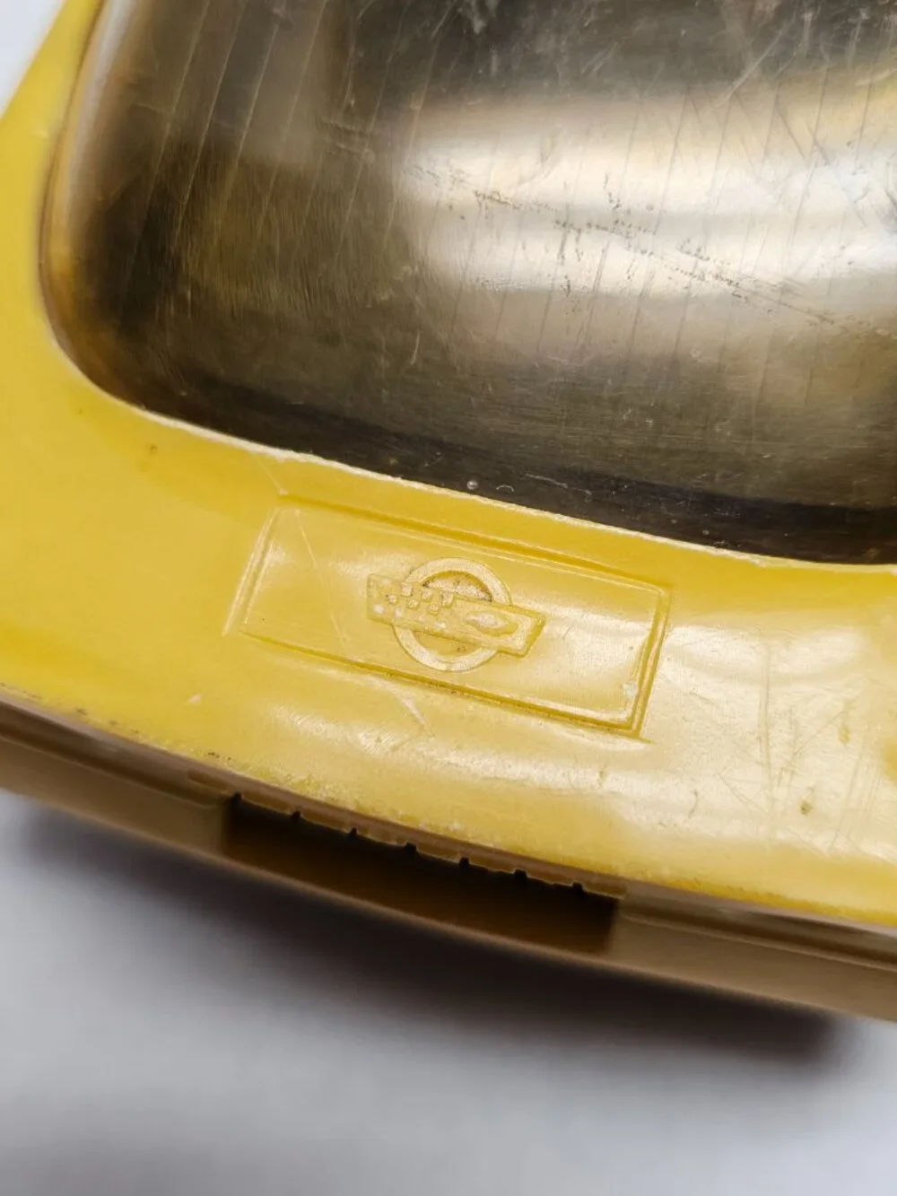 Vintage Big Yellow Car Chevrolet Toy Corvette Strombecker